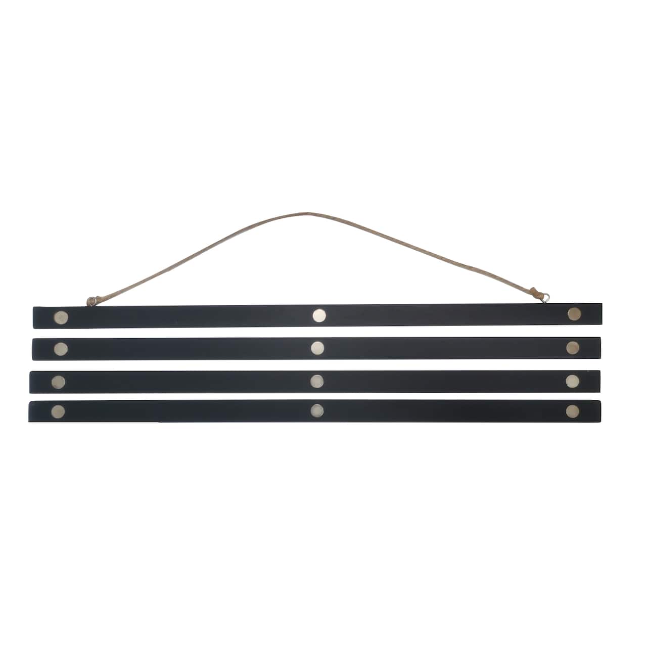 Black Wooden Magnetic Poster Hanger by Studio Décor®